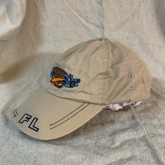 Orlando FL Hat Baseball Cap Beige Surf Board Patch 100% Cotton Adjustable - Picture 3 of 8